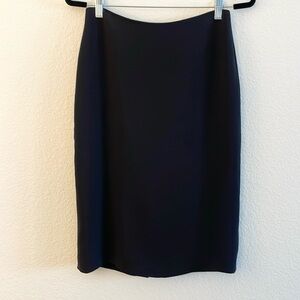 Barney’s New York NWT matte silk black straight pencil skirt size 6